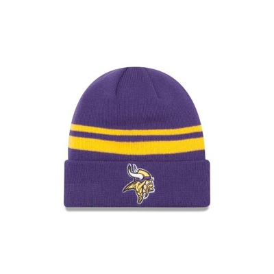 Minnesota Vikings Gorra | New Era NFL Cuff Knit Beanie Mexico - Morados